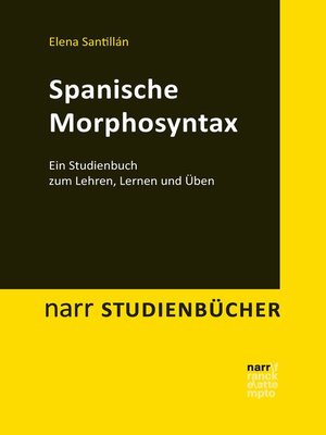 cover image of Spanische Morphosyntax